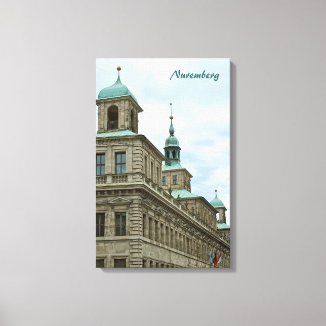 Nürnberg Wrapped Canvas Leinwanddruck (Vorderseite)