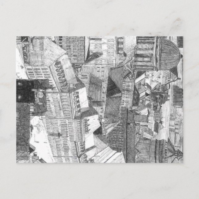 Nürnberg Zentrum Mittelfranken Postkarte (Vorderseite)