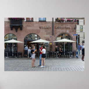 Nürnberger Altstadt Eiscreme Moment Poster