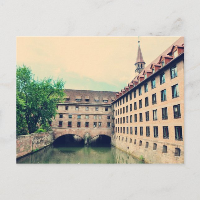 Nürnberger Architektur Postkarte (Vorderseite)