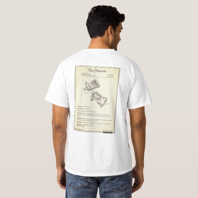 Nurnie Patent-T - Shirt-Wert T-Shirt (Schwarz voll)