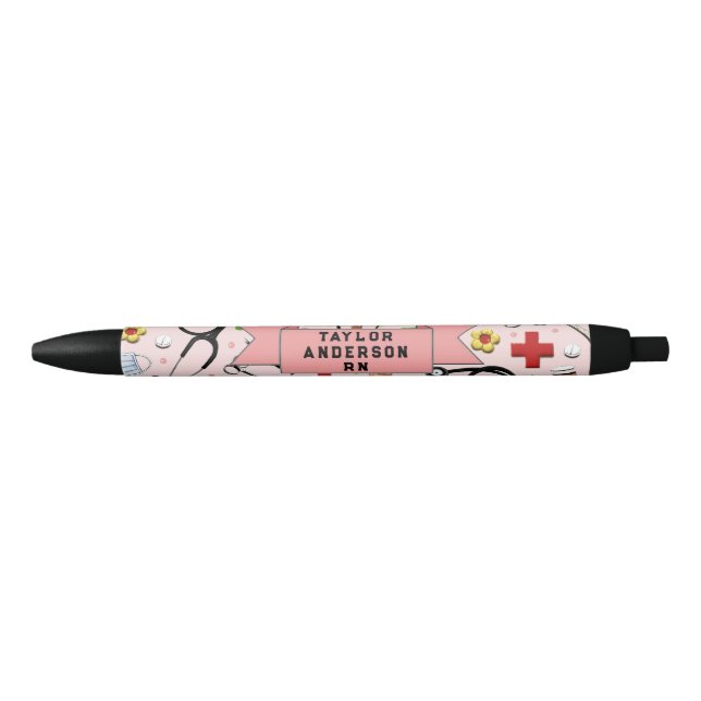 Nurse Abschluss Black Ink Pen Kugelschreiber (Vorderseite)