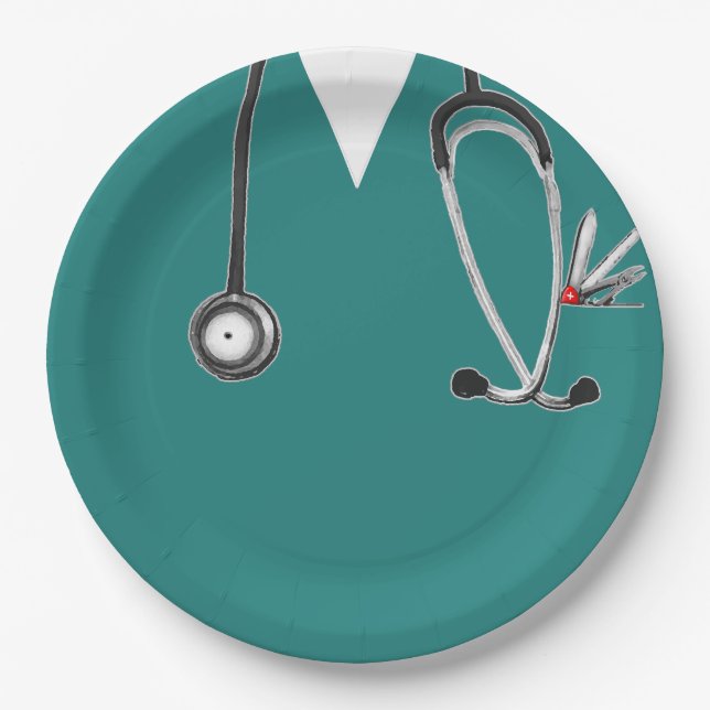 Nurse Abschluss Celebration Pappteller (Vorderseite)