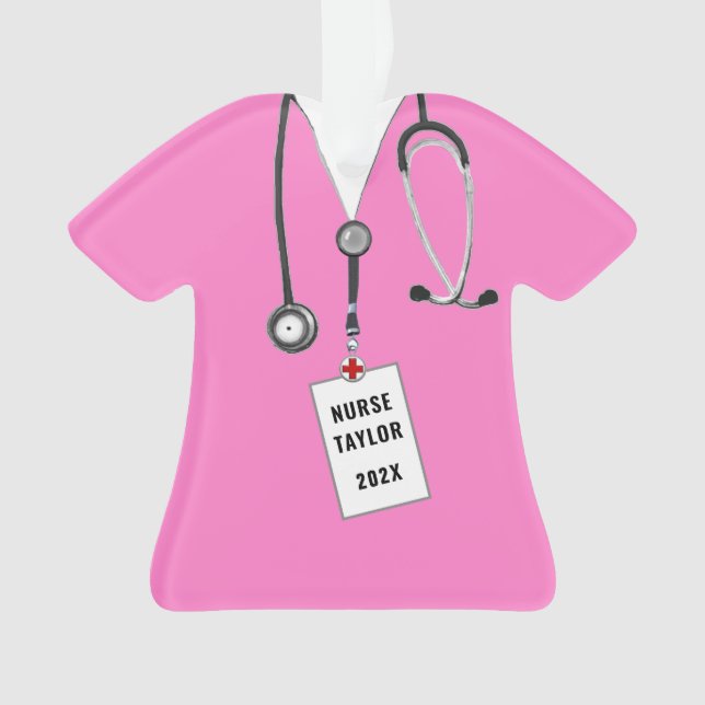 Nurse Abschluss Geschenk Ornament (Vorderseite)