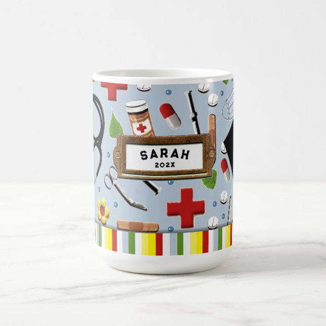 Nurse Abschluss Gift Kaffeetasse (Mittel)