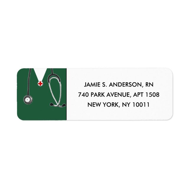 Nurse Abschluss Green Scrubs (Vorne)