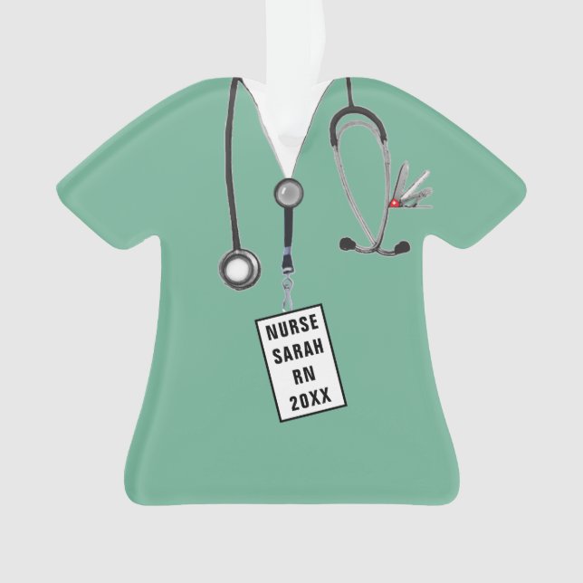 Nurse Abschluss Keepake Ornament (Vorderseite)