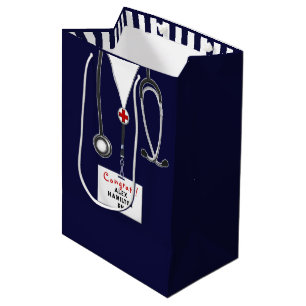 Nurse Abschluss Mittlere Geschenktasche Geschenktüte