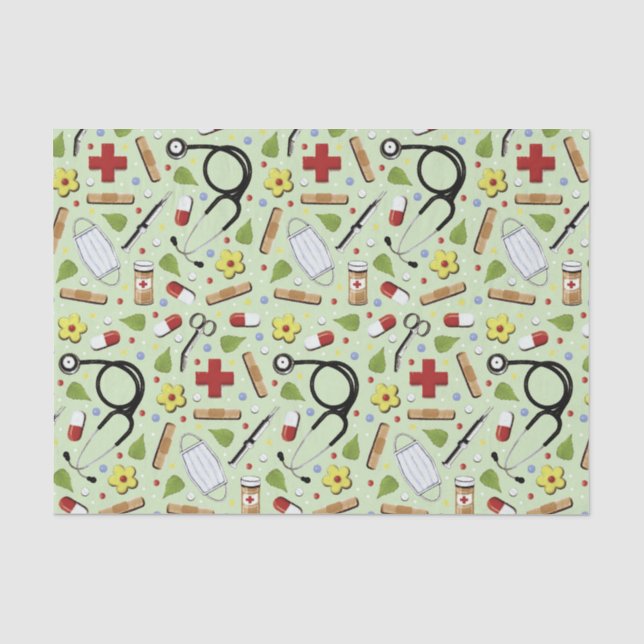 Nurse Abschluss Seidenpapier (Vorderseite)