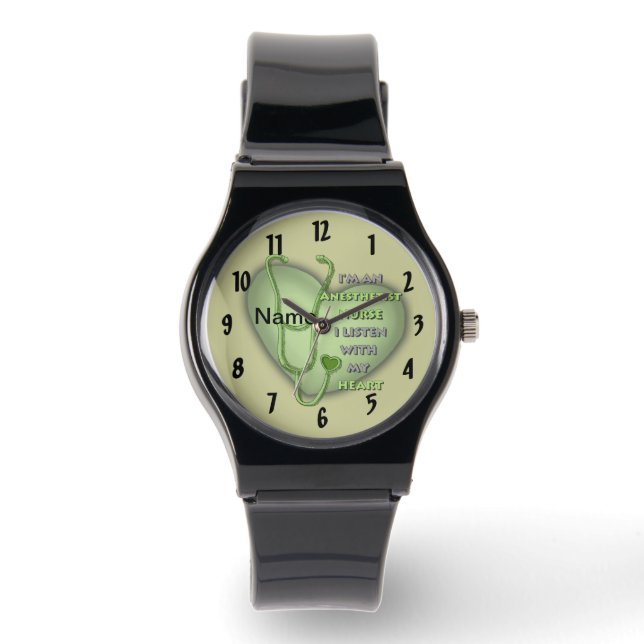 Nurse Anästhesist Armbanduhr (Vorderseite)