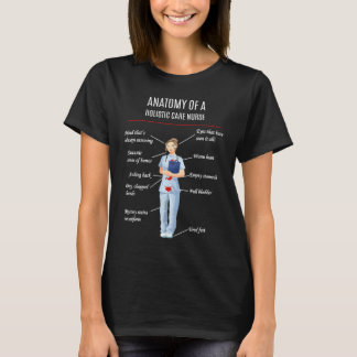 Nurse ANATOMY A HOLISTIC CARE NURSE T-Shirt