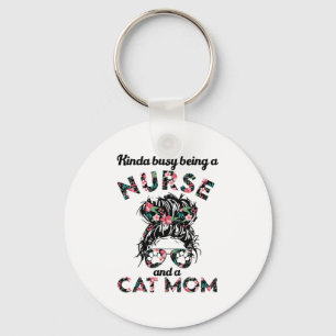 Nurse and Cat Mama lustige Geschenke Ideen Schlüsselanhänger