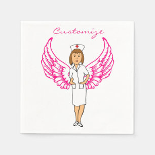 Nurse Angel Wings Thunder_Cove Serviette