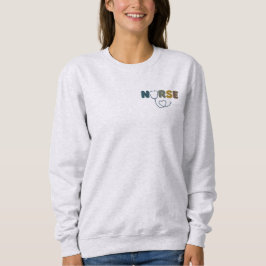Nurse apparel sweatshirt