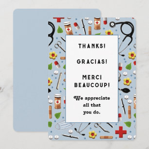 Nurse Appreciation Cards Dankeskarte