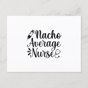 Nurse Art Nacho Average Nurse Postkarte