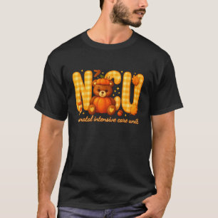 Nurse Bär NICU Neonatologische Intensivpflege Kürb T-Shirt