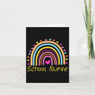 Nurse Boho Rainbow Nurday Back To School Nursin Karte
