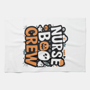 Nurse Boo Crew Halloween Gesundheitswesen Held Gru Geschirrtuch