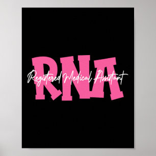 Nurse Brustkrebs Monat Rma Registrierter Arzt I Poster