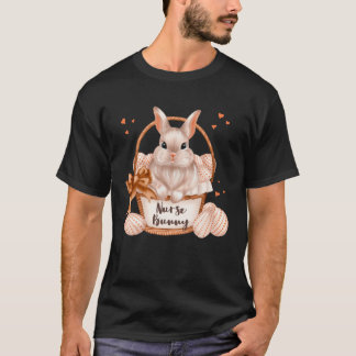 Nurse Bunny Süße Orange Pastell Osterhase in Ba T-Shirt
