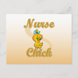 Nurse Chick Postkarte