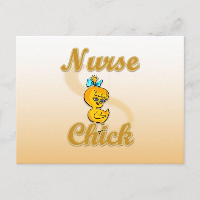 Nurse Chick Postkarte (Vorderseite)