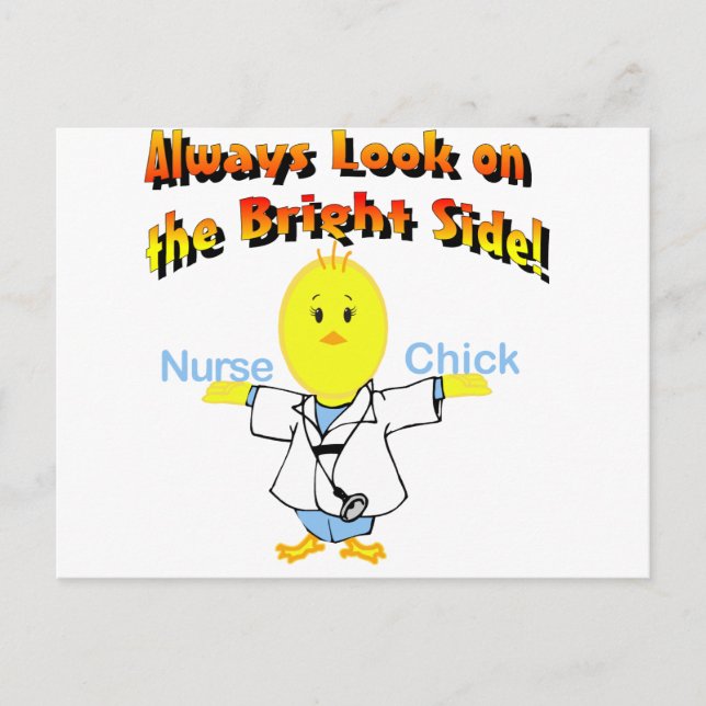 Nurse Chick Postkarte (Vorderseite)