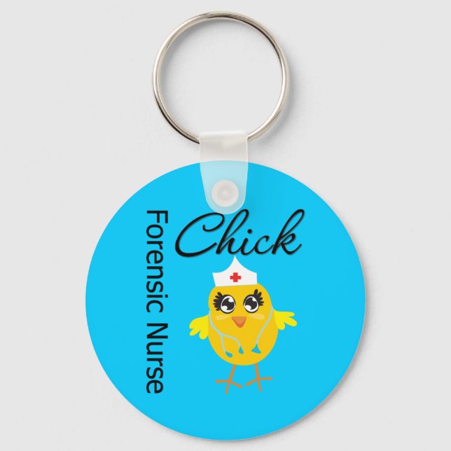 Nurse Chick v1 Forensic Nurse Schlüsselanhänger (Vorderseite)