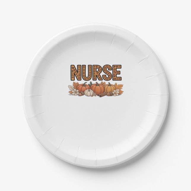 NURSE Classic T - Shirt Pappteller (Vorderseite)