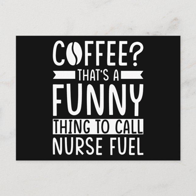 Nurse Coffee Gift Postkarte (Vorderseite)