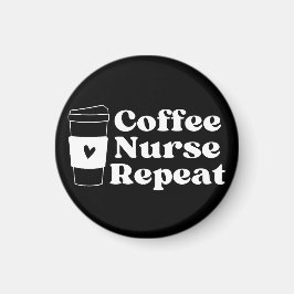 Nurse Coffee Lover Magnet