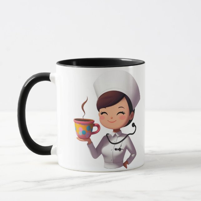 Nurse Coffee Lover Mug Tasse (Links)