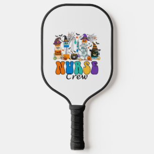 Nurse Crew Halloween Pickleball Schläger