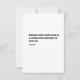 Nurse Definition Card – Funny & Heartfelt  Dankeskarte