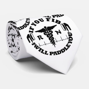 Nurse Doctor Spaß PADDLE YOU Defib Krawatte