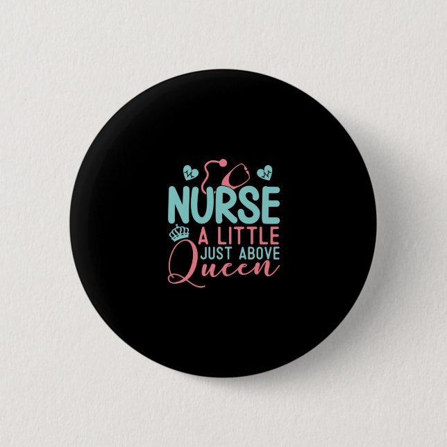 Nurse ein wenig über Königin Button (Vorderseite)