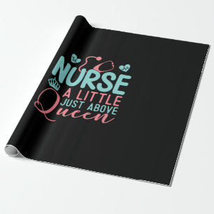 Nurse ein wenig über Königin Geschenkpapier