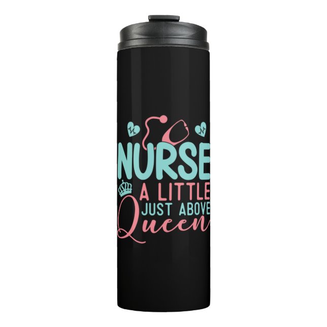 Nurse ein wenig über Königin Thermosbecher (Vorderseite)