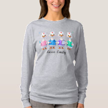 Nurse Emily Long Sleeve Gray Goose T-Shirt