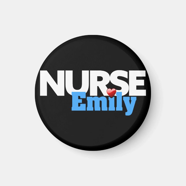 Nurse Emily Show Button Magnet (Vorne)