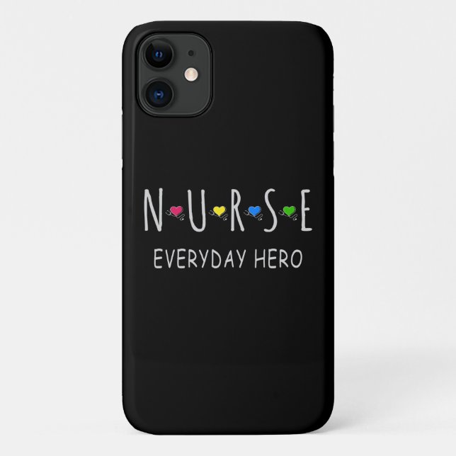 Nurse Everyday Hero Case-Mate iPhone Hülle (Rückseite)