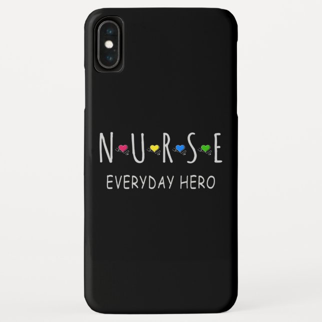 Nurse Everyday Hero Case-Mate iPhone Hülle (Rückseite)