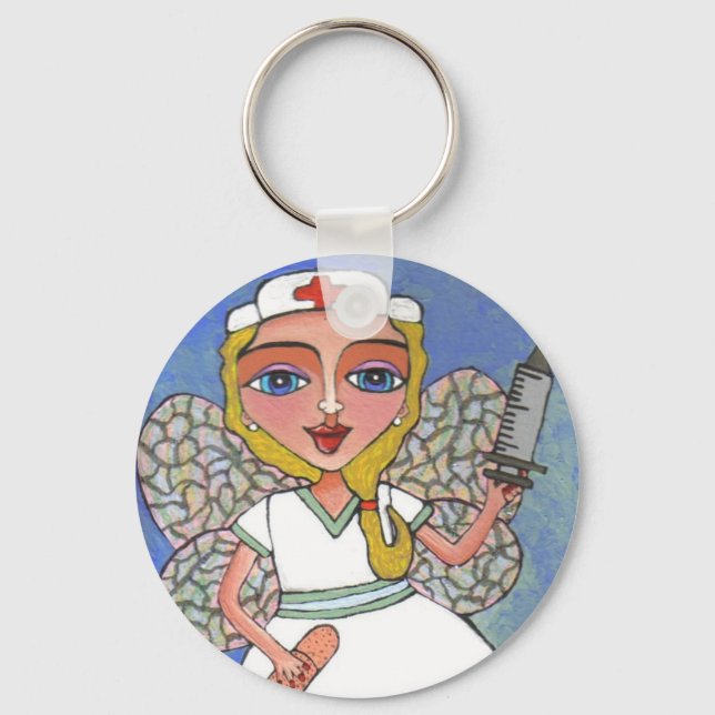 Nurse Fairy - Schlüsselanhänger (Vorderseite)