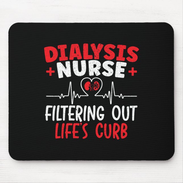 Nurse Filtering Heartbeat Mousepad (Vorne)