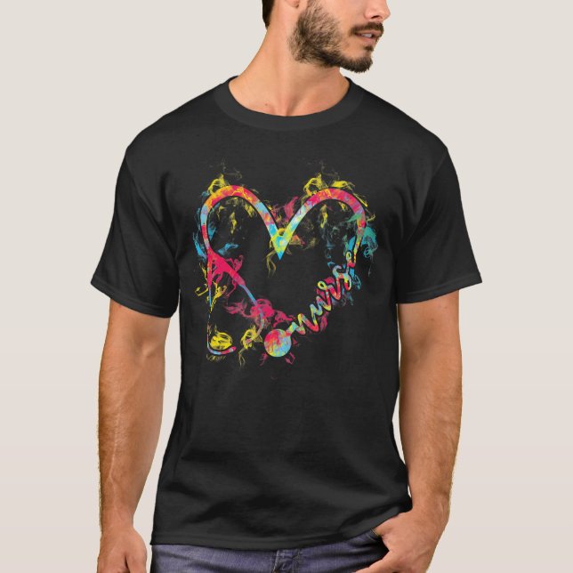 Nurse Flaming Heart T-Shirt (Vorderseite)