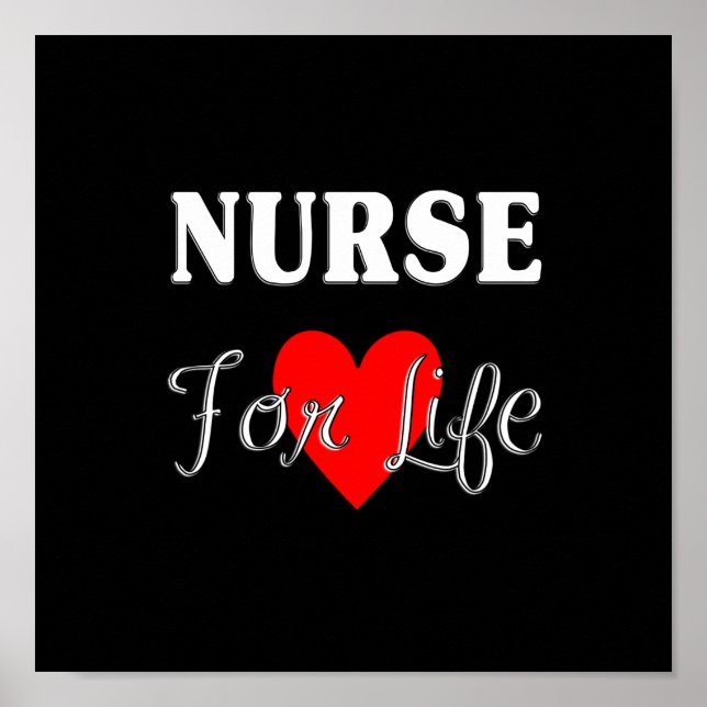Nurse For Life Poster (Vorne)