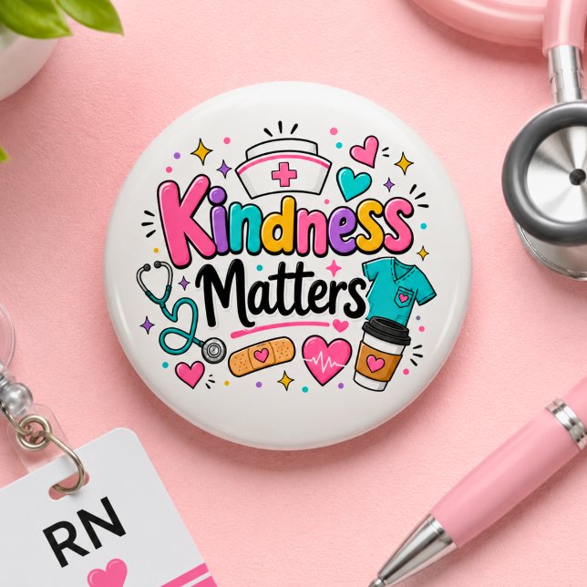 Nurse Freundlichkeit zählt  Button (Von Creator hochgeladen)