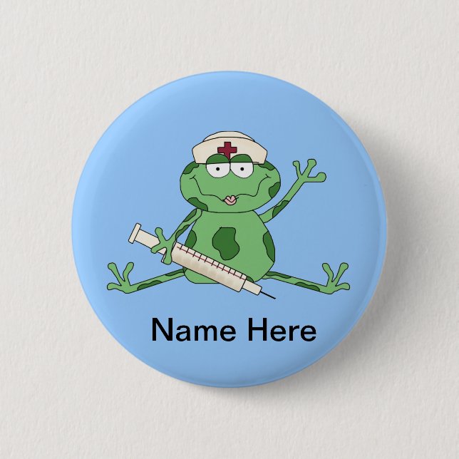 Nurse Frog Button (Vorderseite)