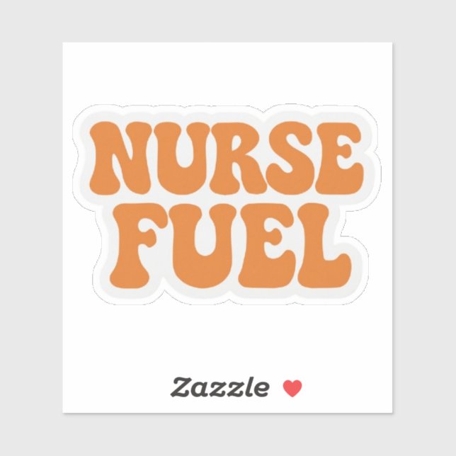Nurse Fuel Aufkleber (Blatt)